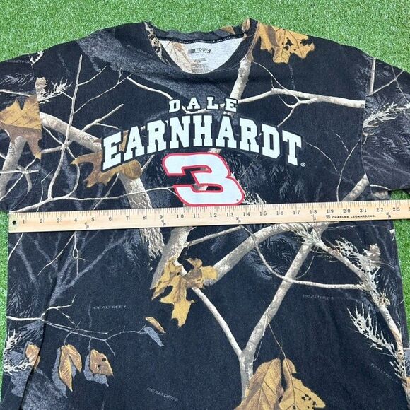 Vintage Dale Earnhardt Men T-Shirt Camouflage Realtree Racing Tee 3 Size XL - Picture 4 of 6